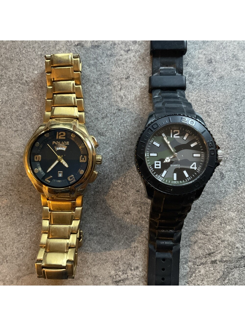 Cool Pair Of Mens Watches Both Watches Run Great 45mm Case Size Bin P